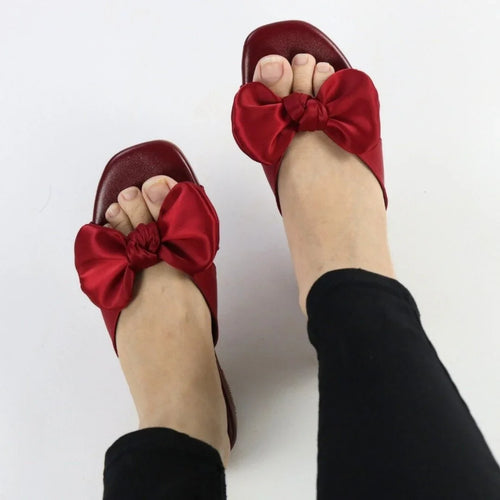Red Satin Bow
