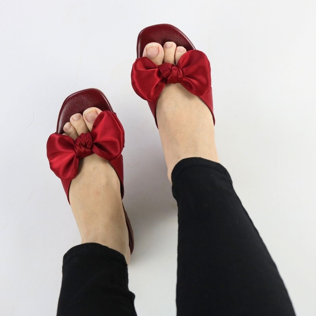 Red Satin Bow
