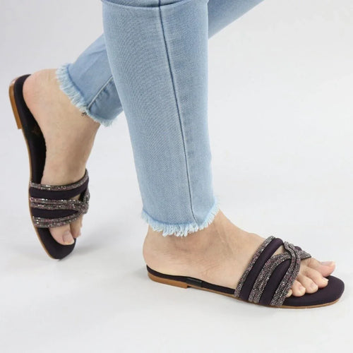 Purple Satin Crystal