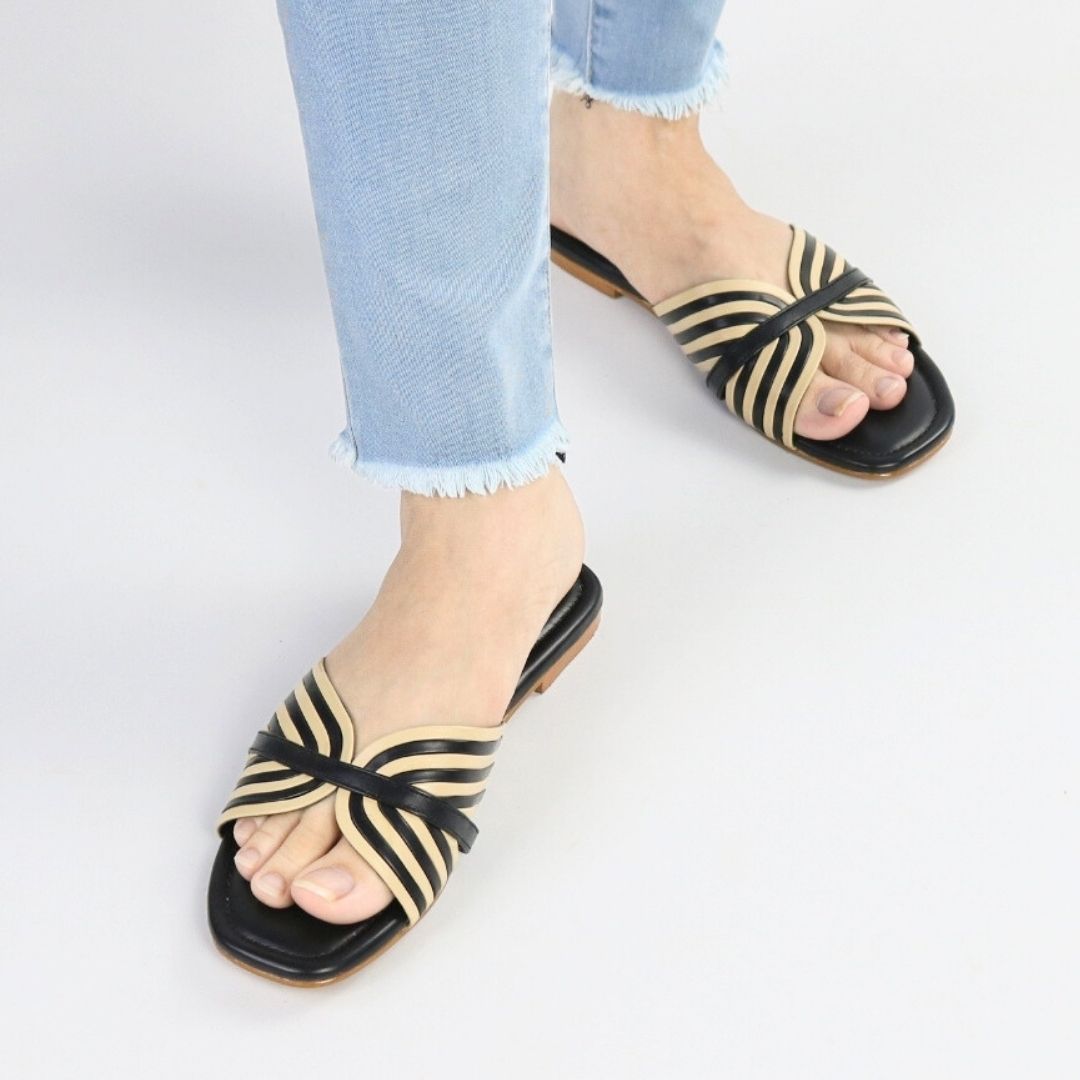 Black Cross Strap