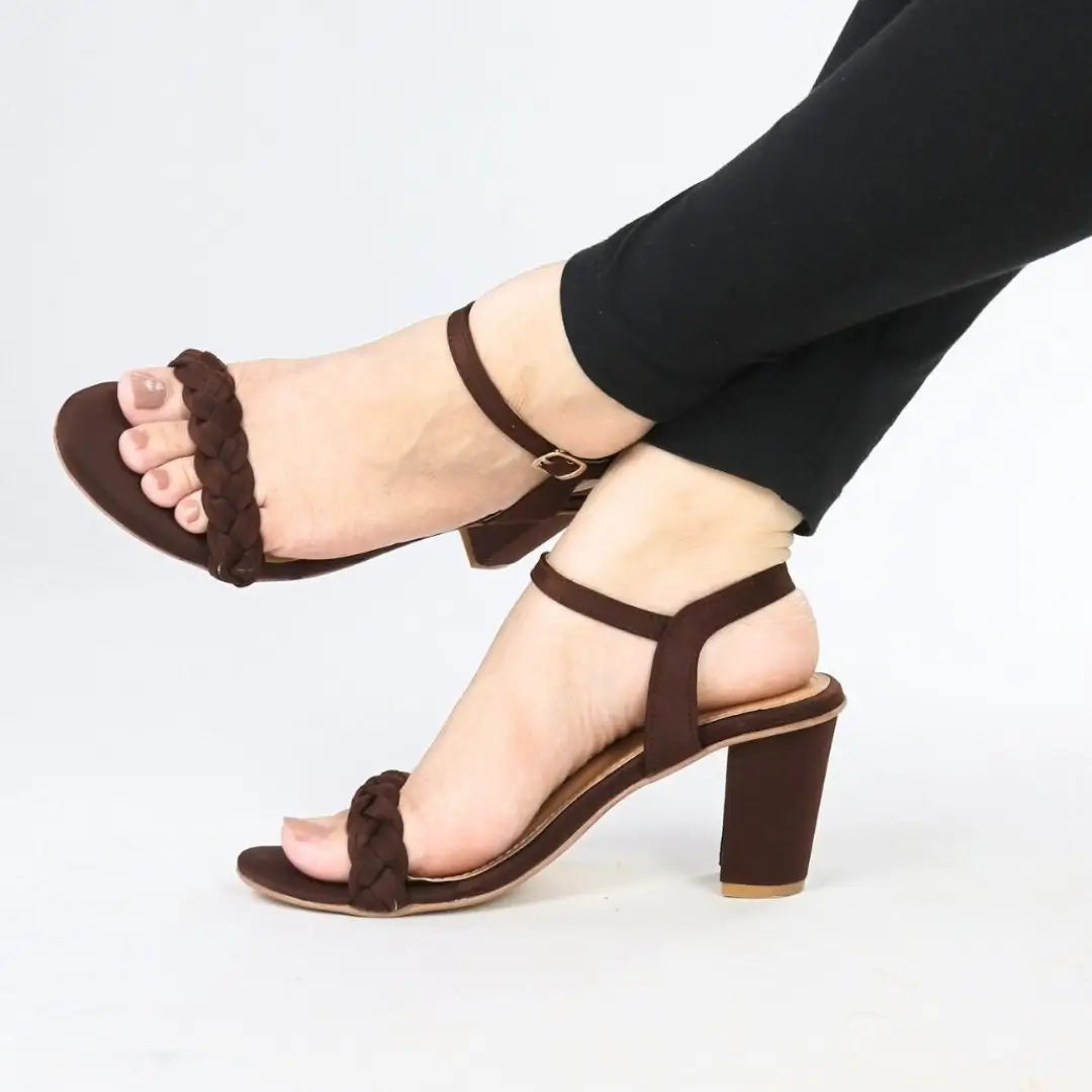 Brown Glam Heels