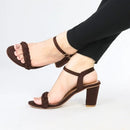 Brown Glam Heels