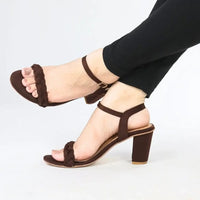 Brown Glam Heels