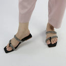 Black Sparkling Strap-F006