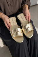 Golden Charm Flats