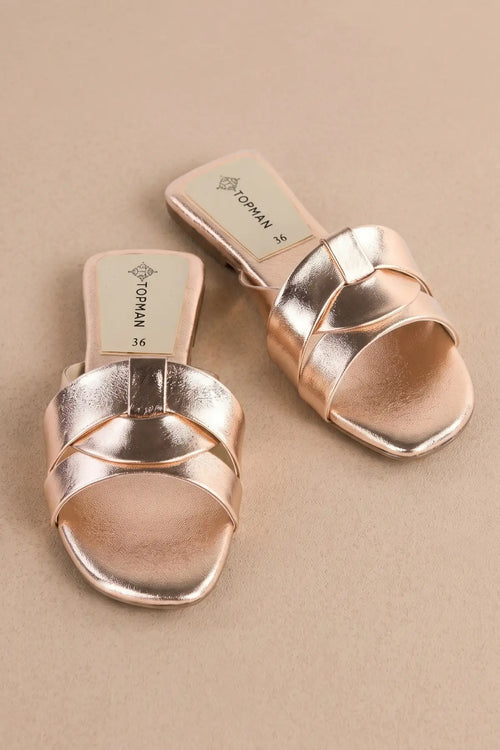 Peach Charm Flats