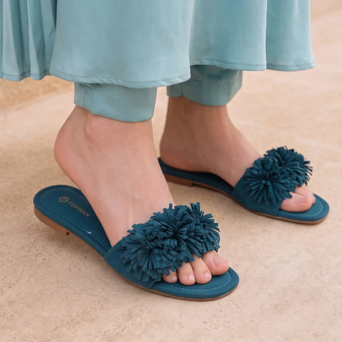 Teal Blue Flats
