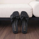 Black Satin Bow
