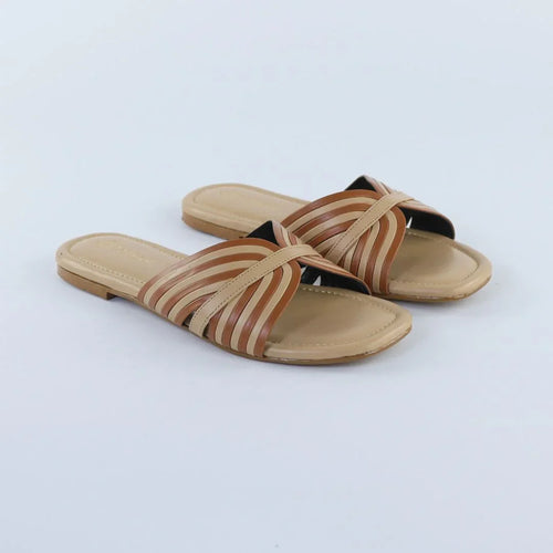 Tan Cross Strap