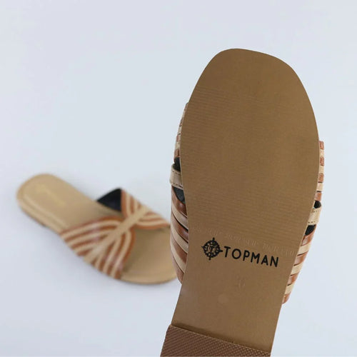 Tan Cross Strap