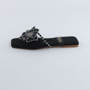 Black Beaded Crystal