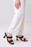 Black Pleated Heels