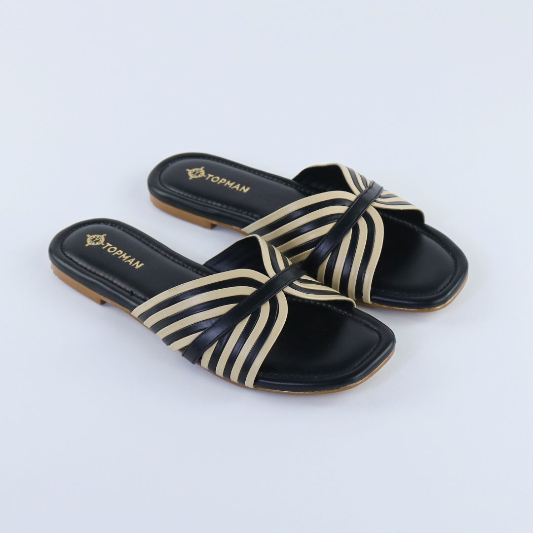 Black Cross Strap