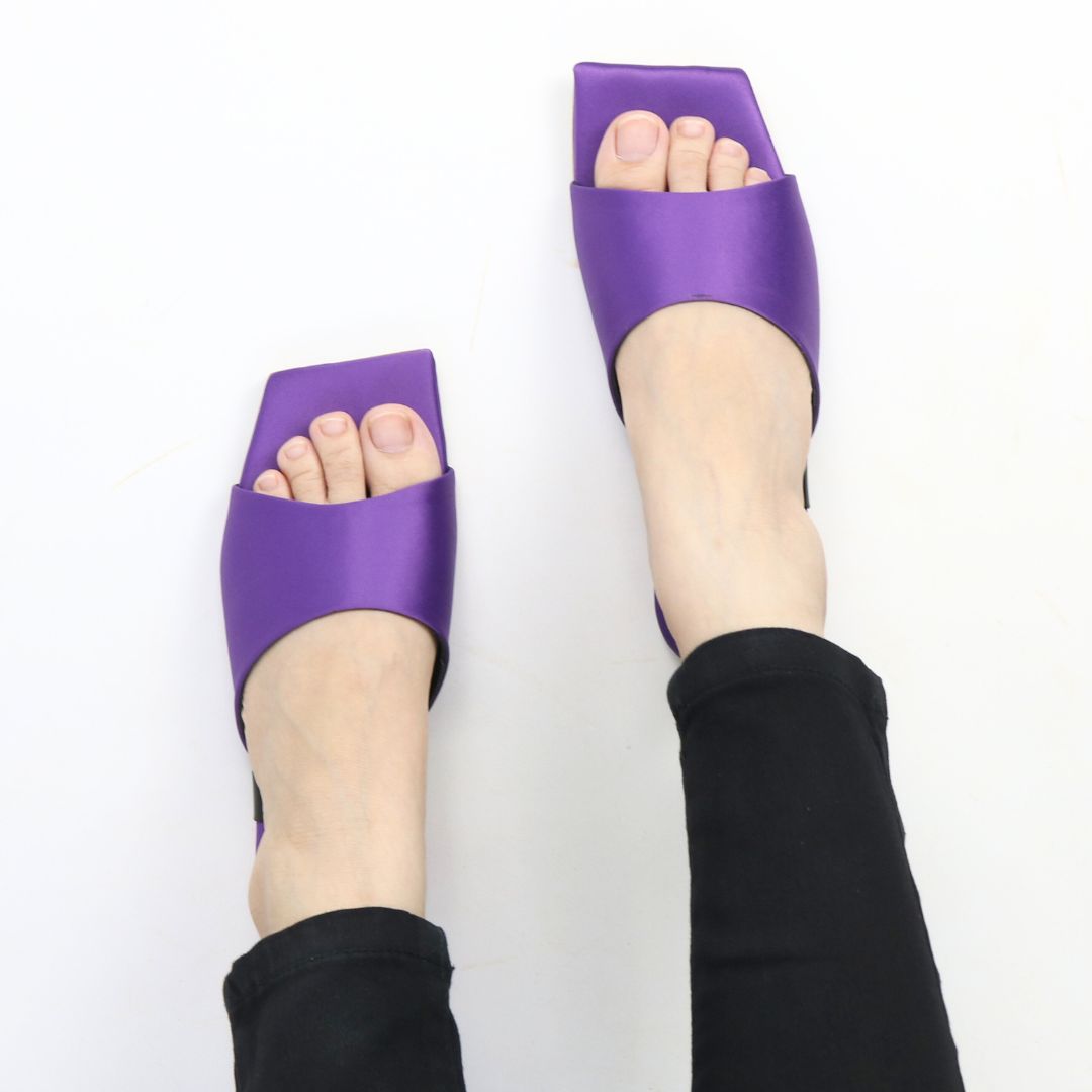 Purple Elegance Flats